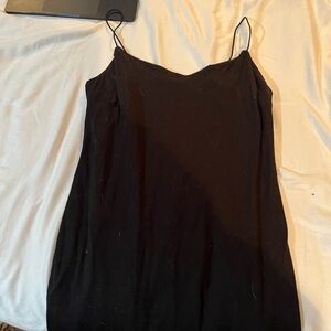 Elegant Black Slip Dress